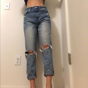 American eagle mom jeans